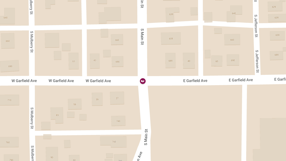 Injury Accident at E Garfield Ave & Main St