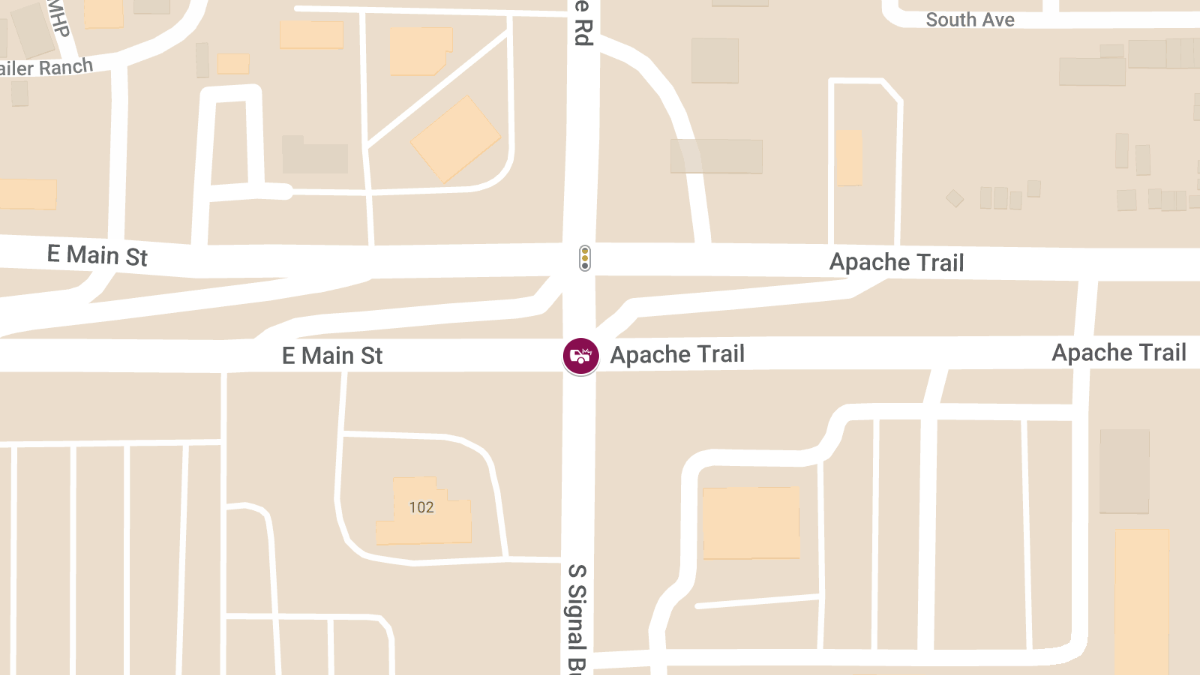 Injury Accident at E Guadalupe Rd & S Signal Butte Rd