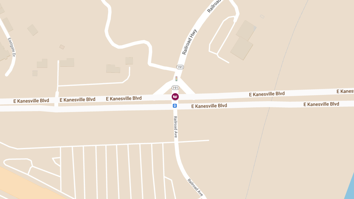 Injury Accident at E Kanesville Blvd & Railroad Hwy