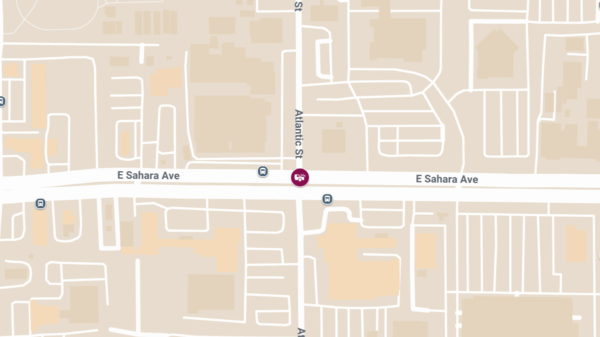 Injury Accident at E Sahara Ave & Atlantic St