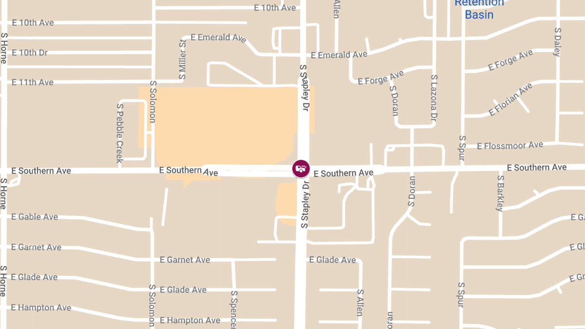 Injury Accident at S Stapley Dr & E Southern Ave