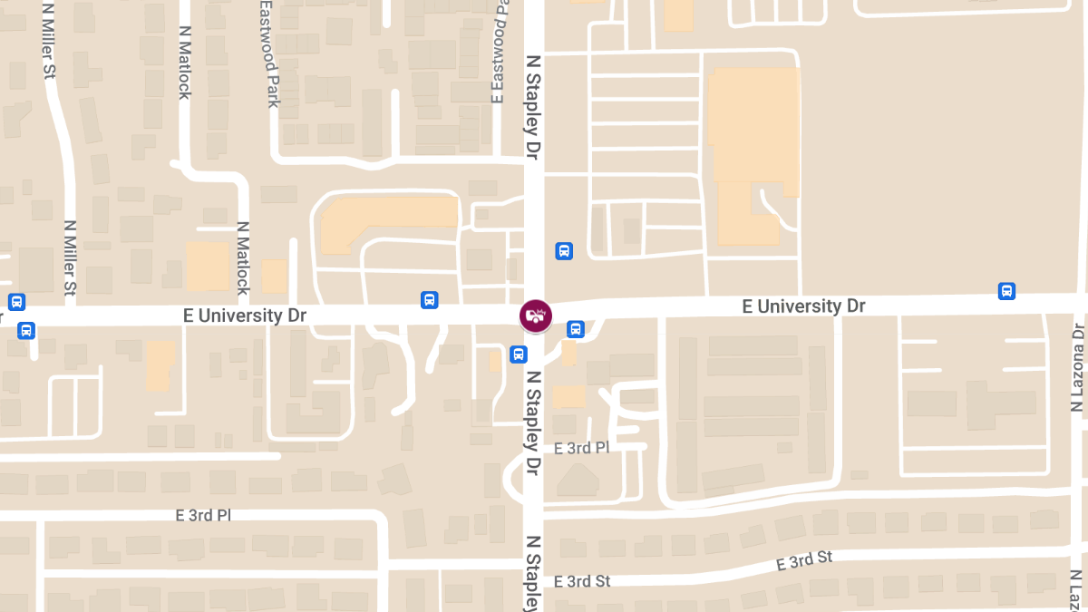Injury Accident at E University Dr & N Stapley D