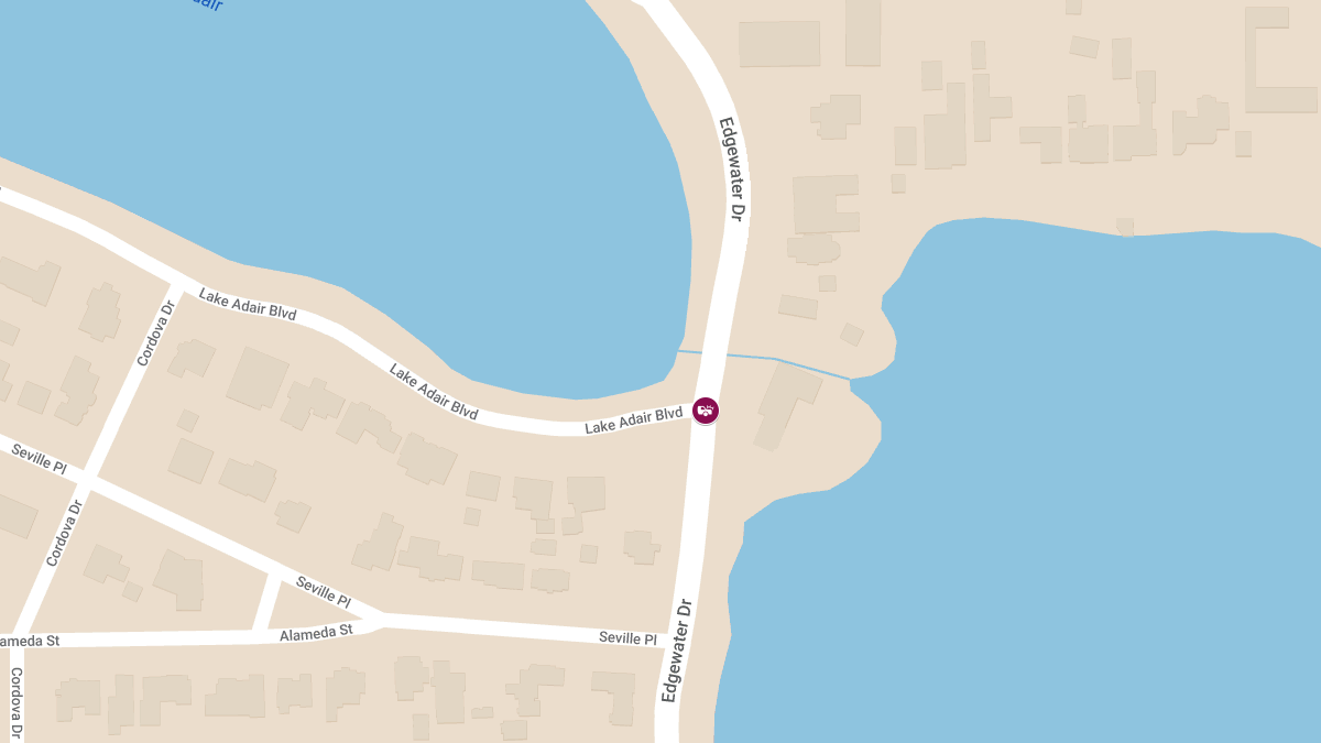 Injury Accident at Edgewater Dr & S Lake Adair Blvd