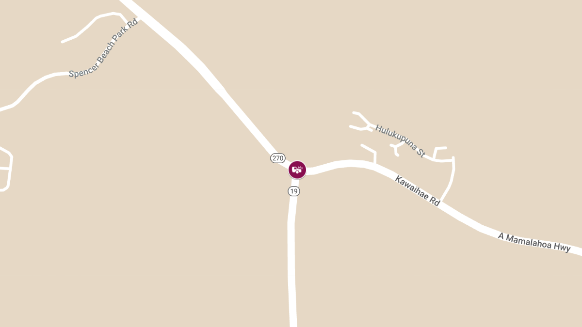 Injury Accident at Highway 19 & Kawaihae Rd/Queen K