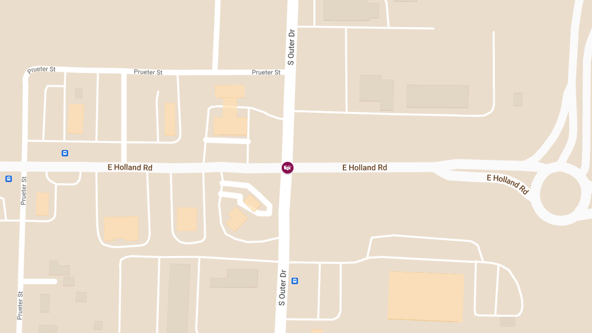 Injury Accident at Holland Ave & Outer Dr