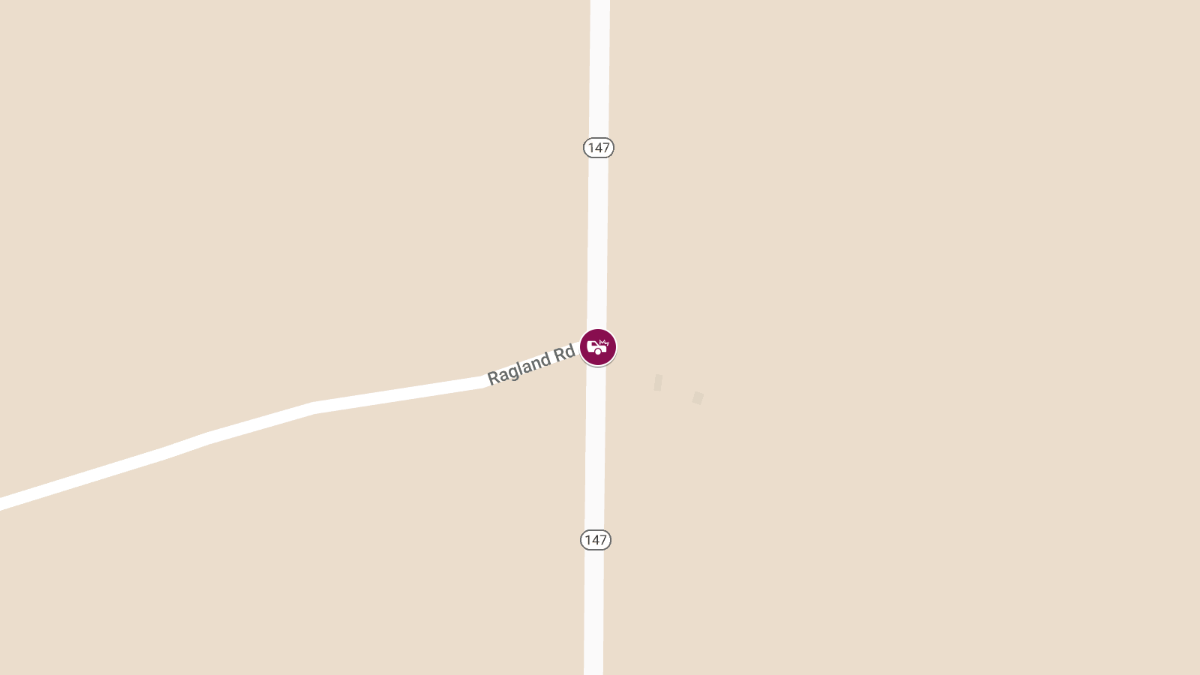 Injury Accident at Hwy 147 & Ragland Rd