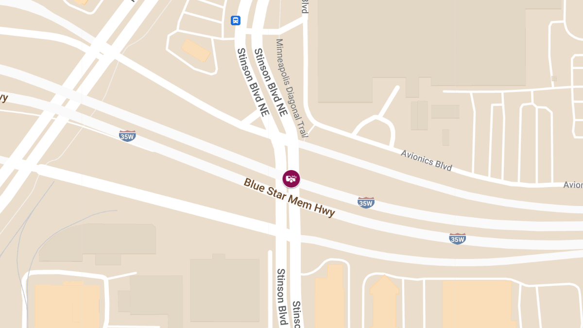 Injury Accident at I-35W N & Stinson Blvd NE