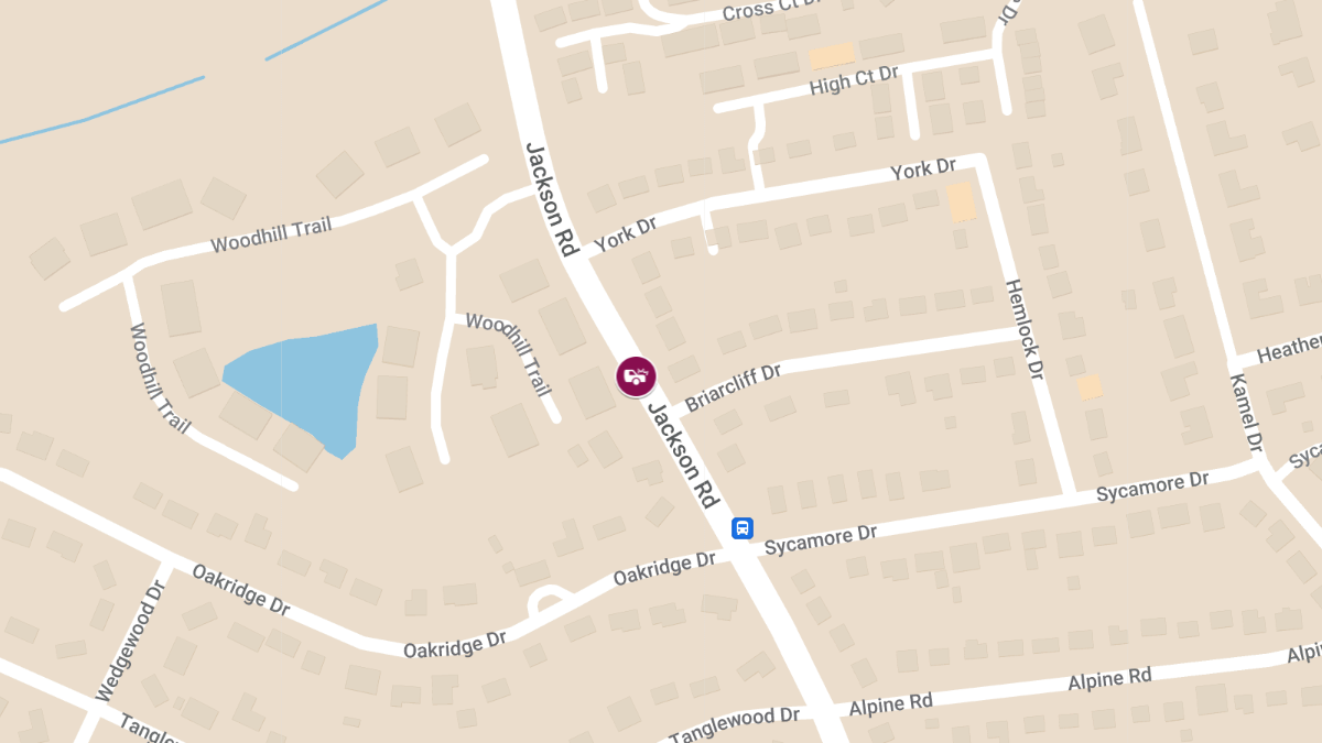 Injury Accident at Jackson Rd & Briarcliff Rd