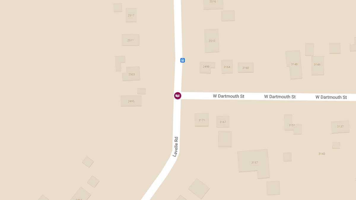 Injury Accident at Lavelle Rd & W Dartmouth St