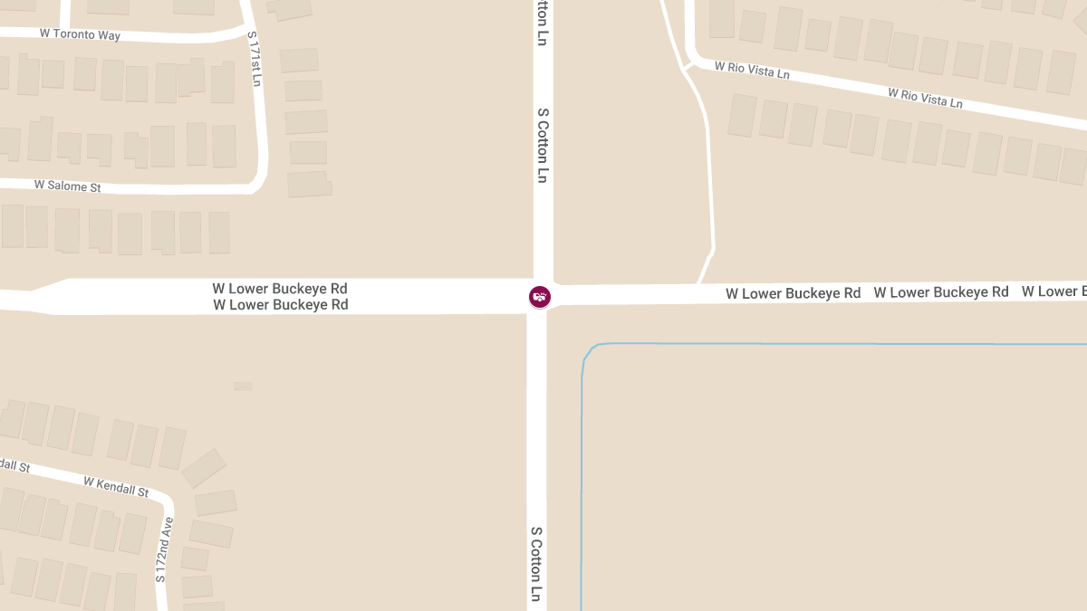 Injury Accident at Lower Buckeye Rd & South Cotton Ln