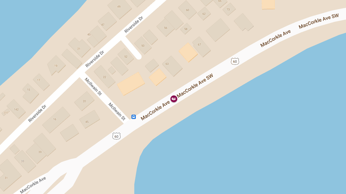 Injury Accident at MacCorkle Ave SW & River Walk Mall
