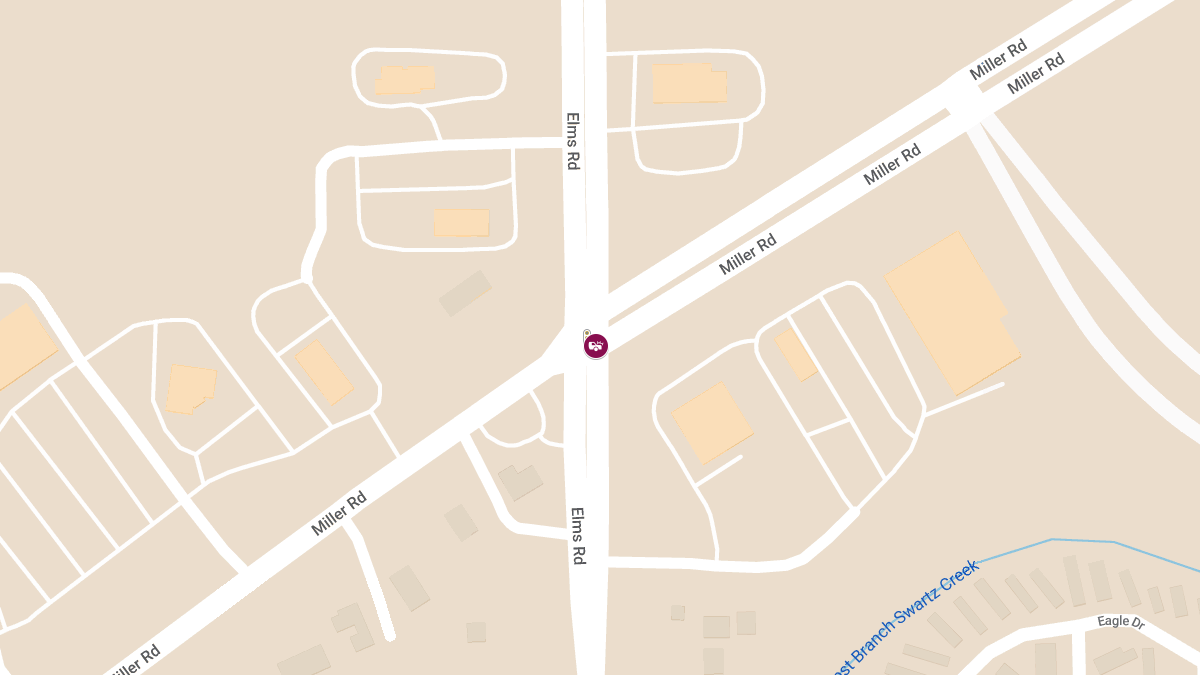 Injury Accident at Miller Rd & S Elms Rd