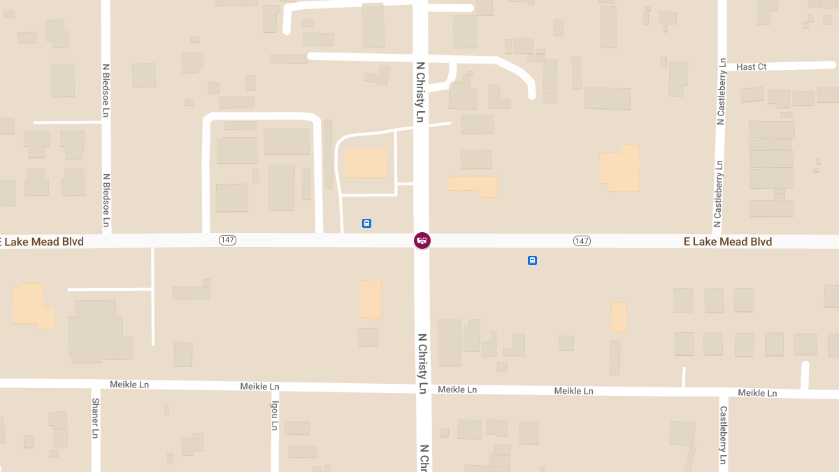 Injury Accident at N Christy Ln & E Lake Mead Blvd
