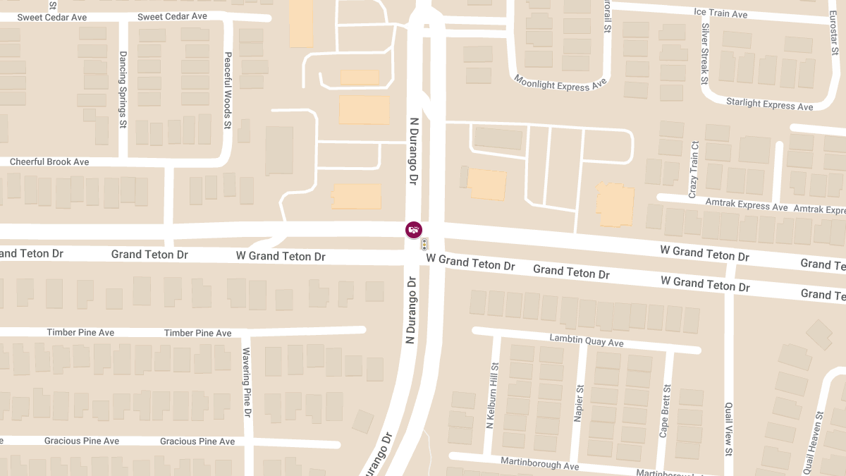 Injury Accident at N Durango Dr & Grand Teton Dr