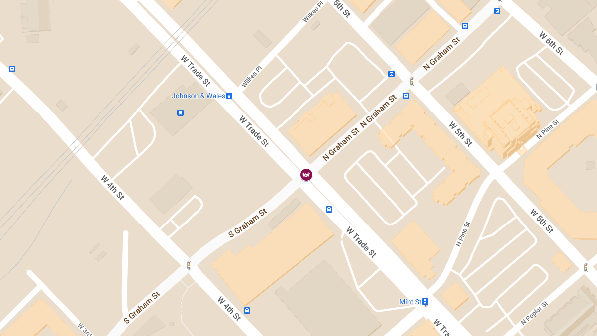 Injury Accident at N Graham St & W Trade St