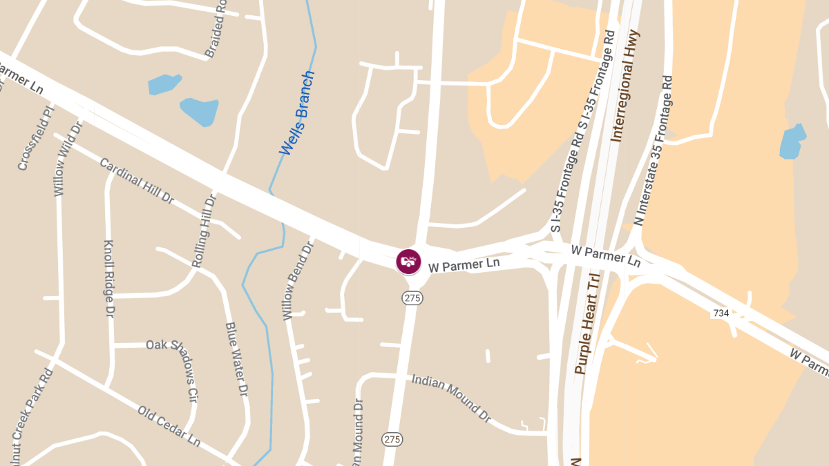 Injury Accident at N Lamar Blvd & W Parmer Ln