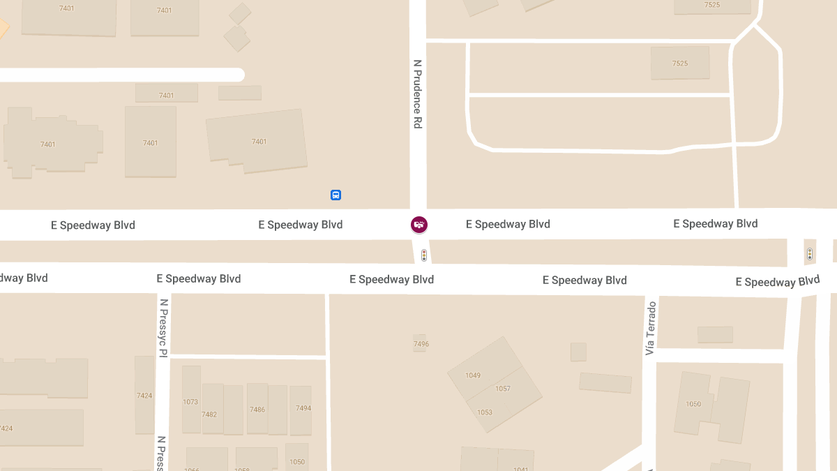 Injury Accident at N Prudence Rd & E Speedway Blvd