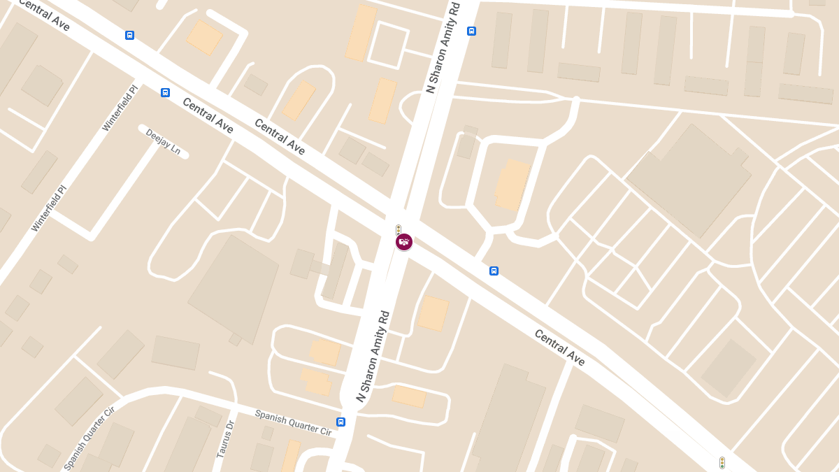 Injury Accident at N Sharon Amity Rd & Central Ave