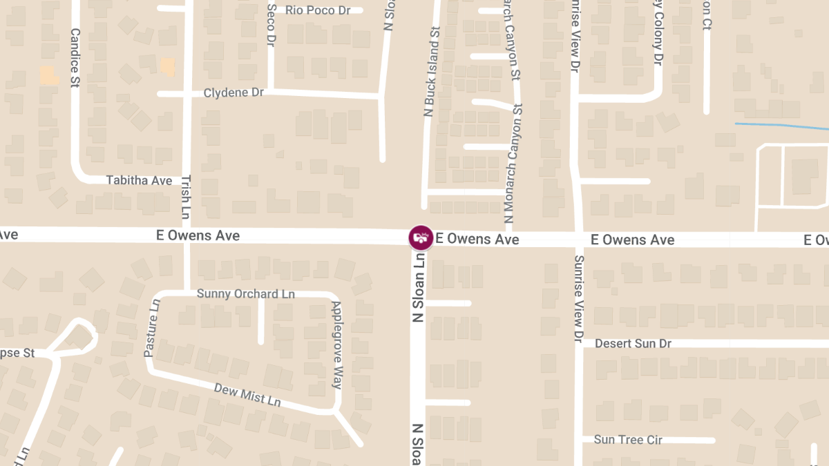 Injury Accident at N Sloan Ln & E Owens Ave