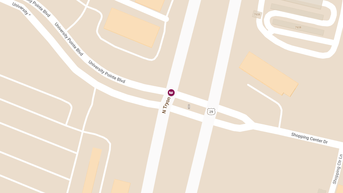 Injury Accident at N Tryon St & University Pointe Blvd