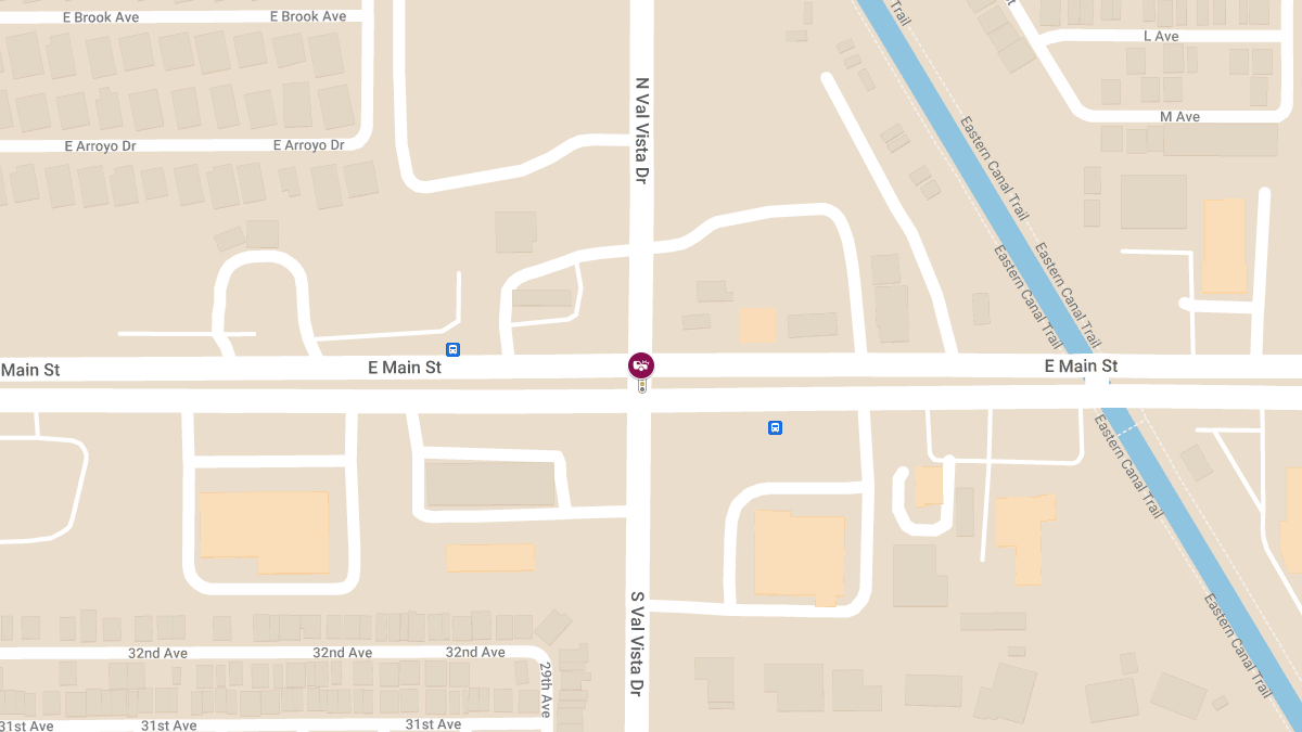 Injury Accident at N Val Vista Dr & E Main St