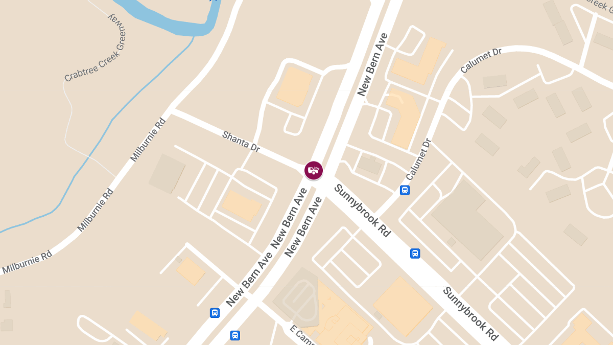Injury Accident at New Bern Ave & Sunnybrook Rd