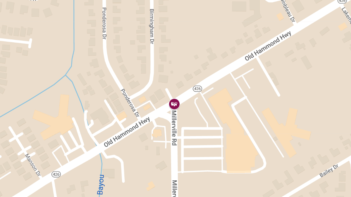 Injury Accident at Old Hammond Hwy & Millerville Rd