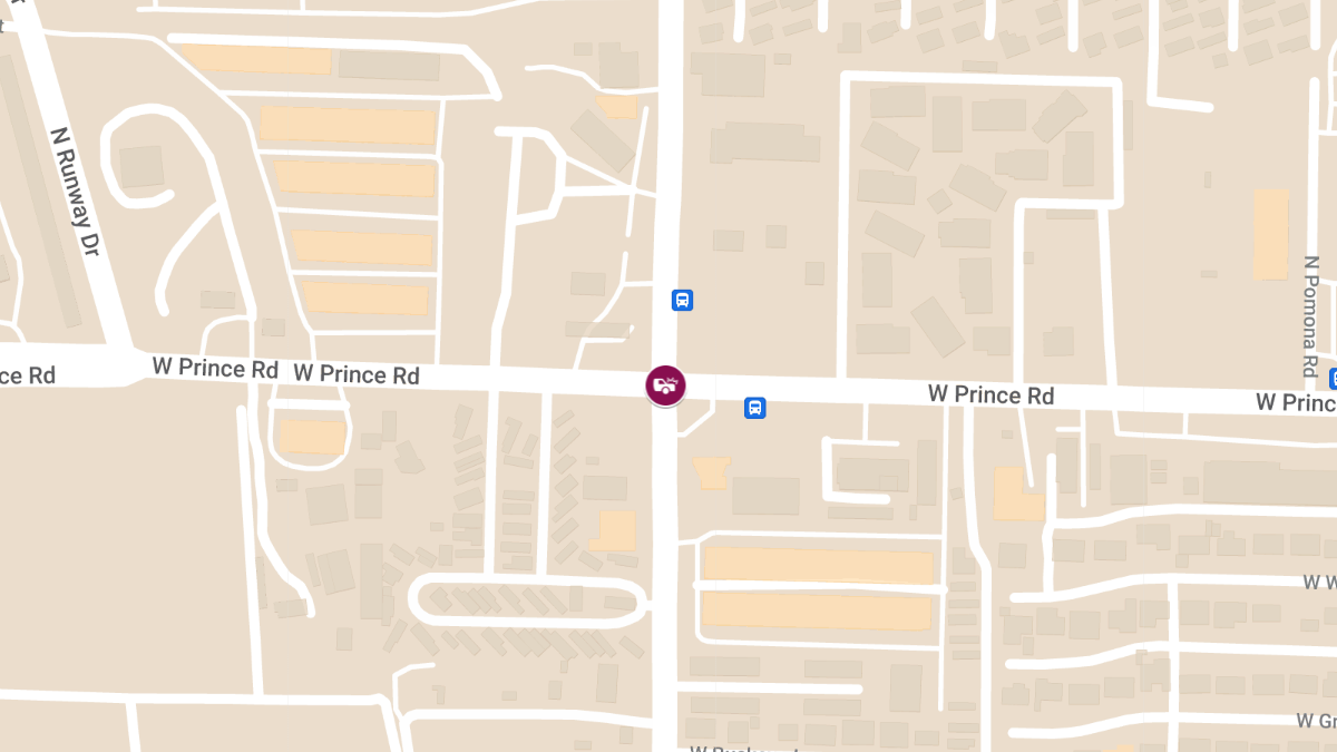 Injury Accident at Prince Rd & Romero Rd