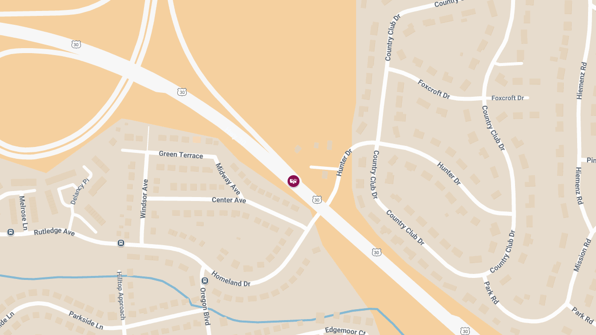 Injury Accident at Rte 222 S & Rte 30 W