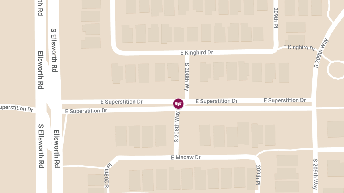 Injury Accident at S 208th Way & E Superstition Dr