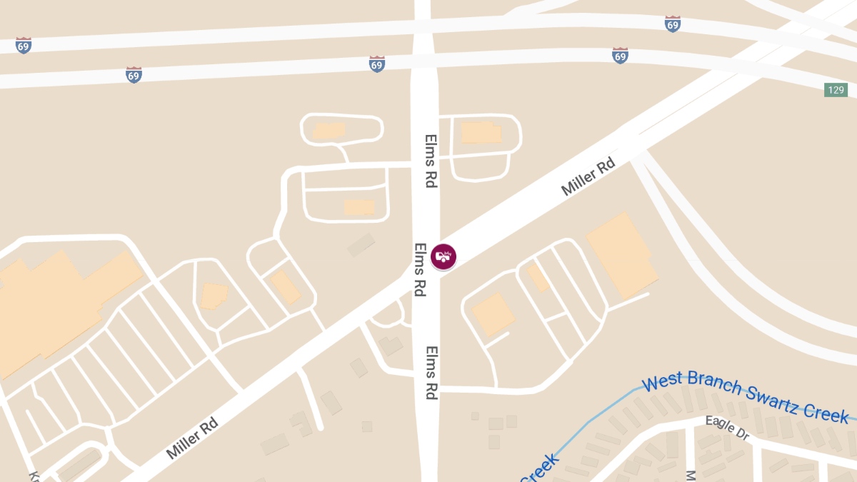 Injury Accident at S Elms Rd & Miller Rd