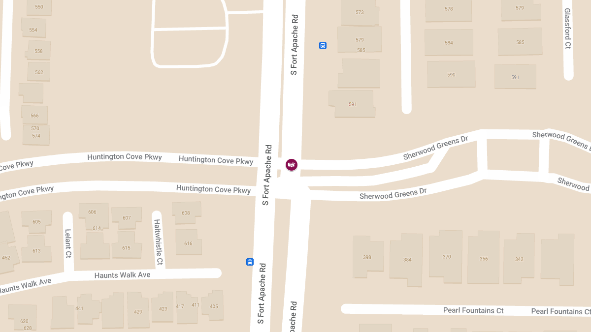 Injury Accident at S Fort Apache Rd & Sherwood Greens Dr