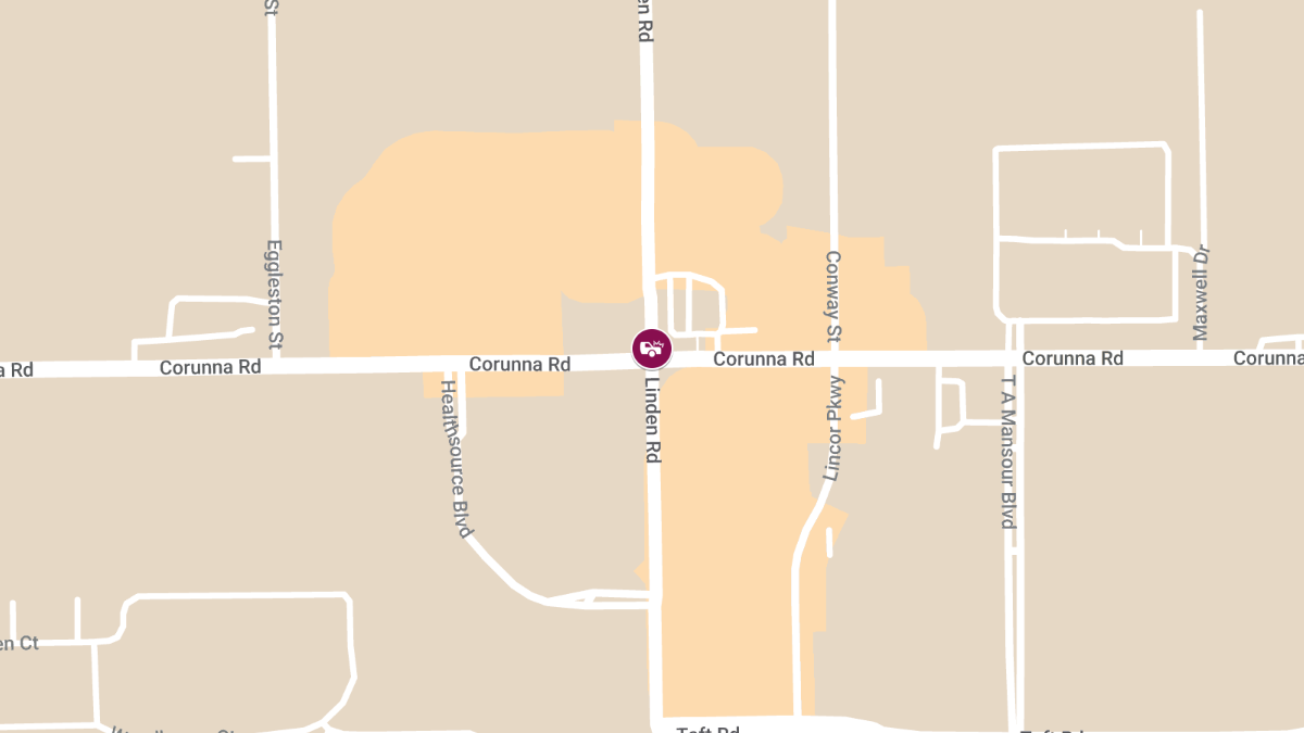 Injury Accident at S Linden Rd & Corunna Rd