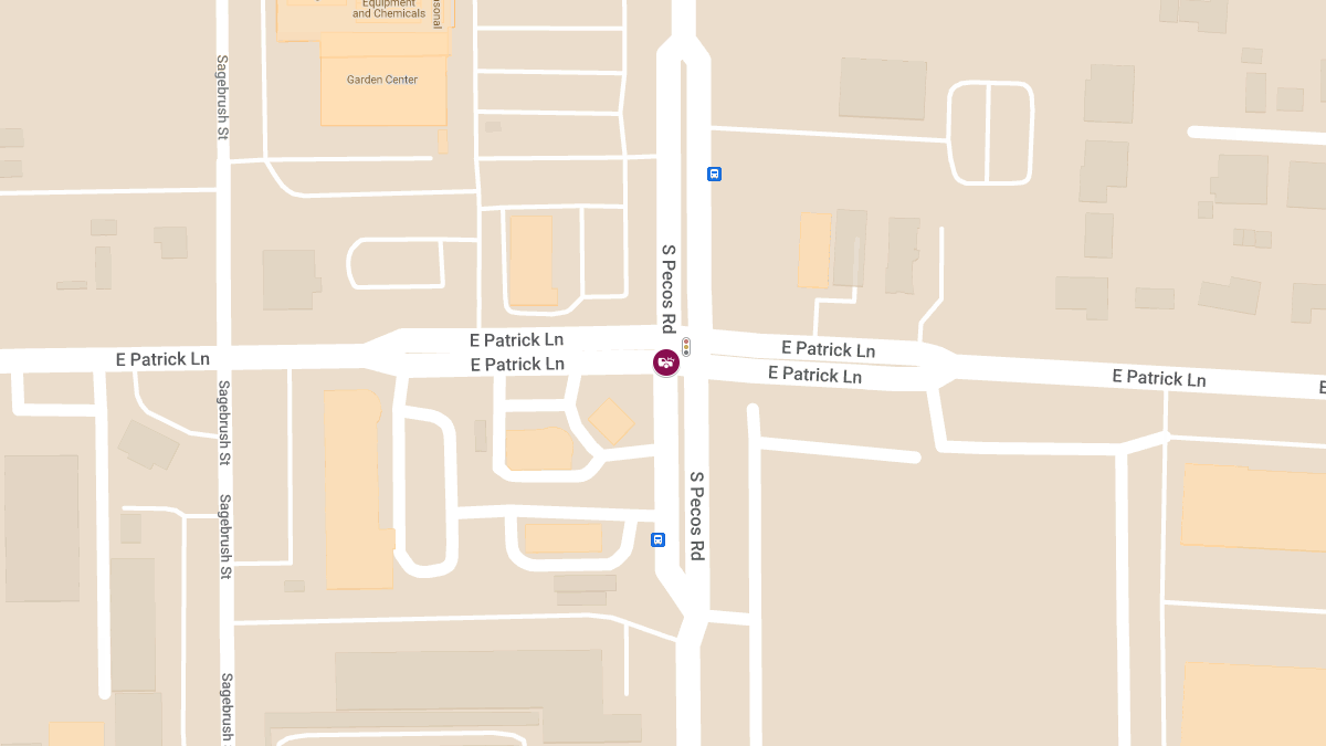 Injury Accident at S Pecos Rd & E Patrick Ln