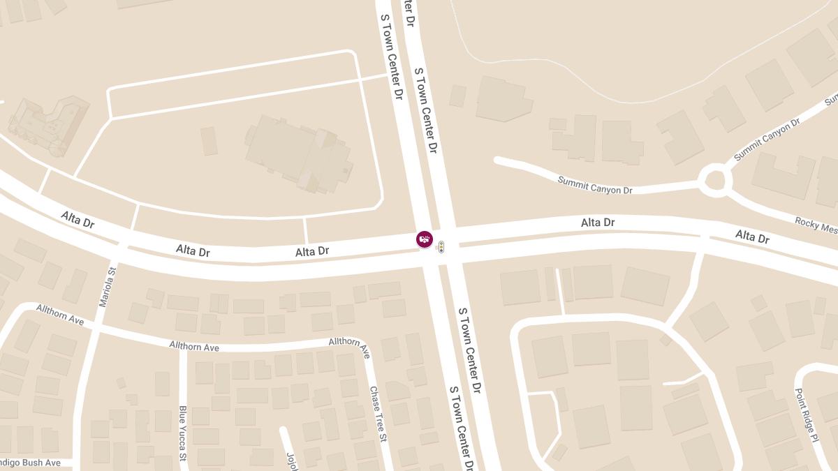 Injury Accident at S Town Center Dr & Alta Dr
