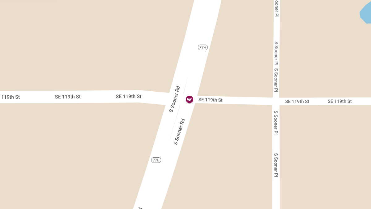 Injury Accident at SE 119th St & Sooner Rd