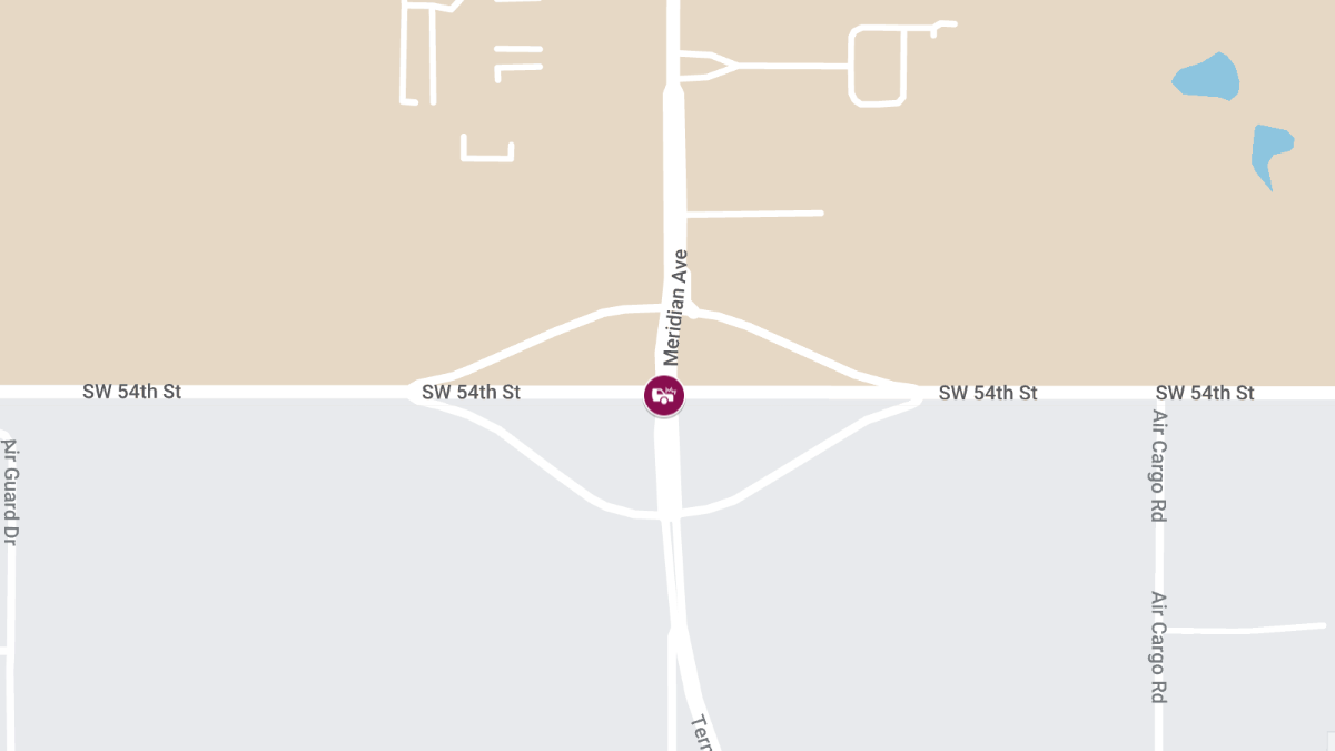 Injury Accident at SW 54th St East & S Meridian Ave