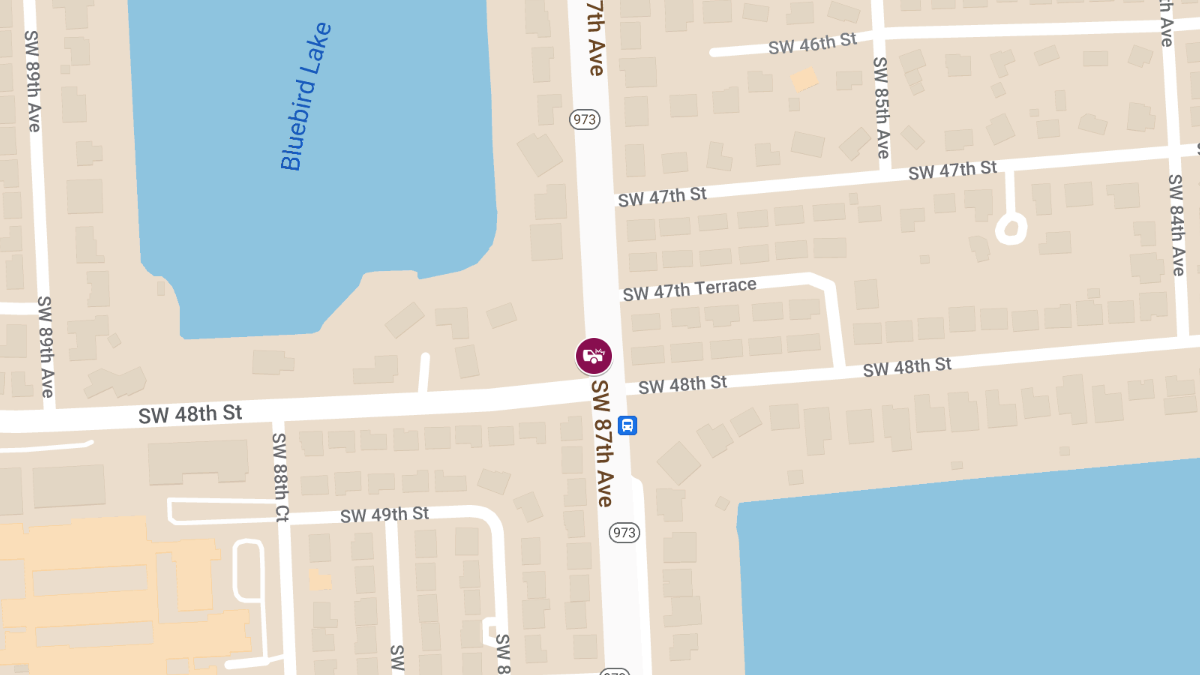 Injury Accident at SW 87th Ave & SW 48th St
