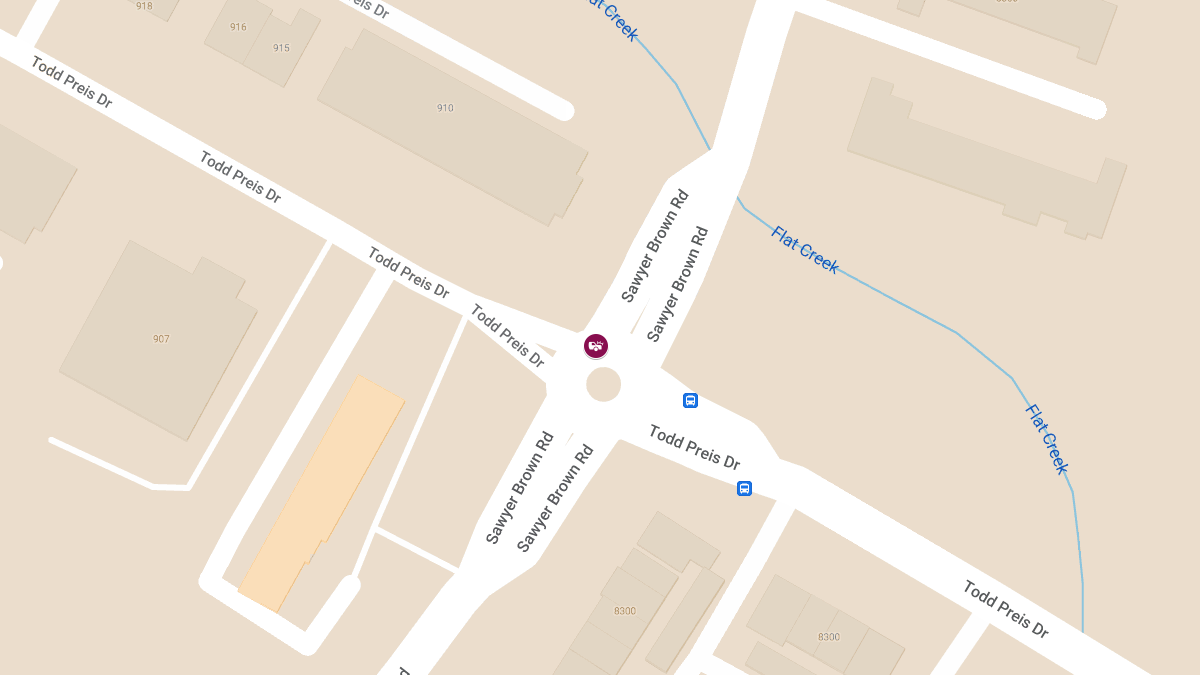 Injury Accident at Sawyer Brown Rd & Todd Preis Dr