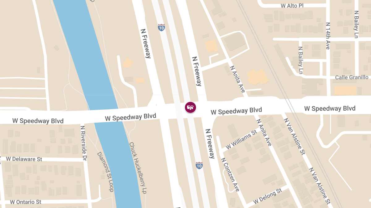 Injury Accident at Speedway Blvd & I-10 Frontage Rd