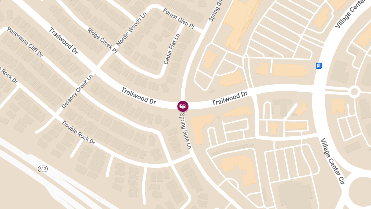 Injury Accident at Spring Gate Ln & Trailwood Dr