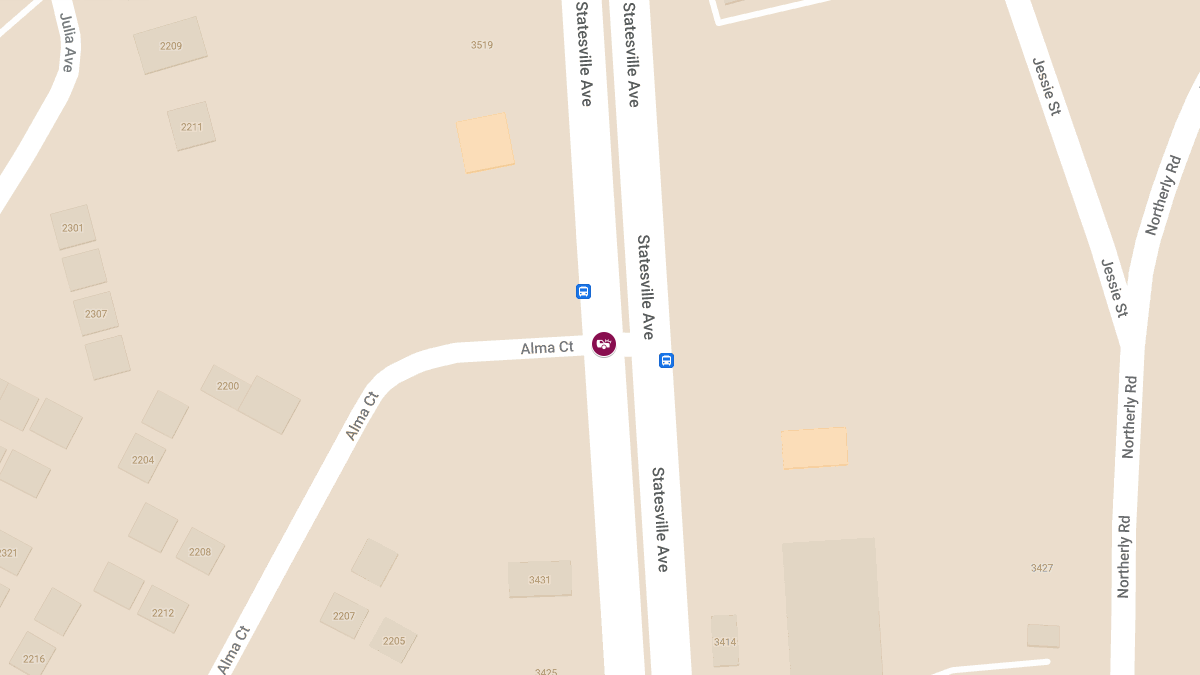Injury Accident at Statesville Ave and Alma Ct