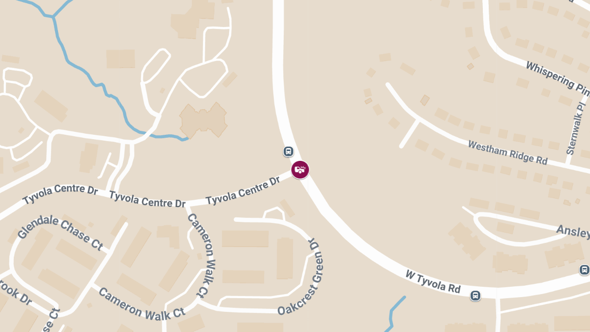Injury Accident at Tyvola Centre Dr & W Tyvola Rd
