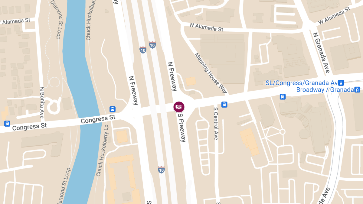 Injury Accident at W Congress St & N Freeway