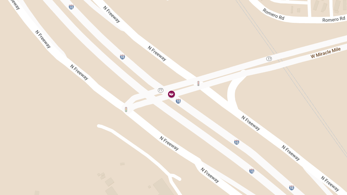 Injury Accident at W Miracle Mile & I-10 EB Exit 255 On-Ramp