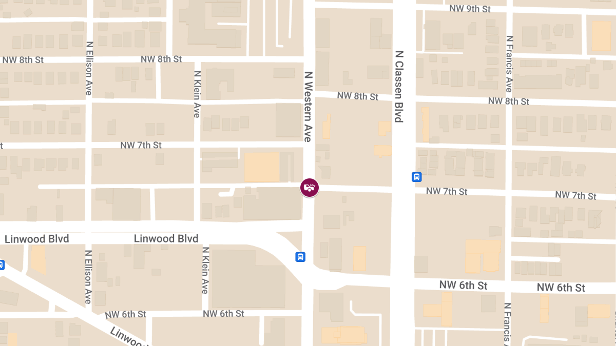 Injury Accident at Western Ave & SW 7th St