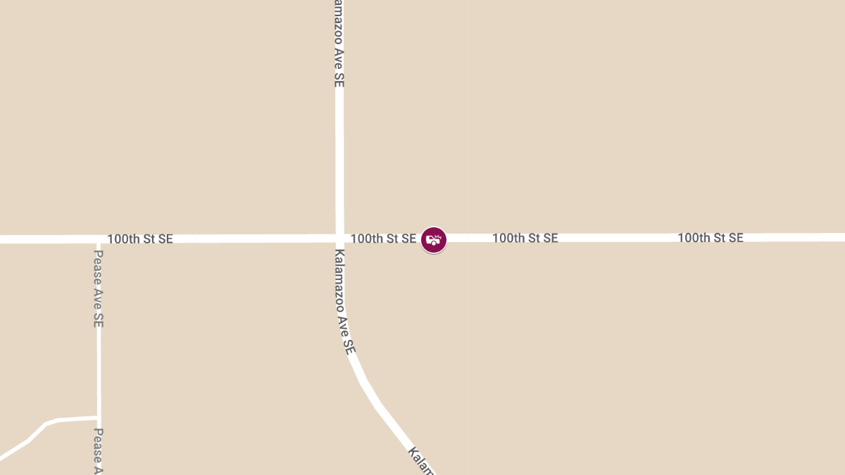 Injury Accident on 100th St Near Kalamazoo Ave SE