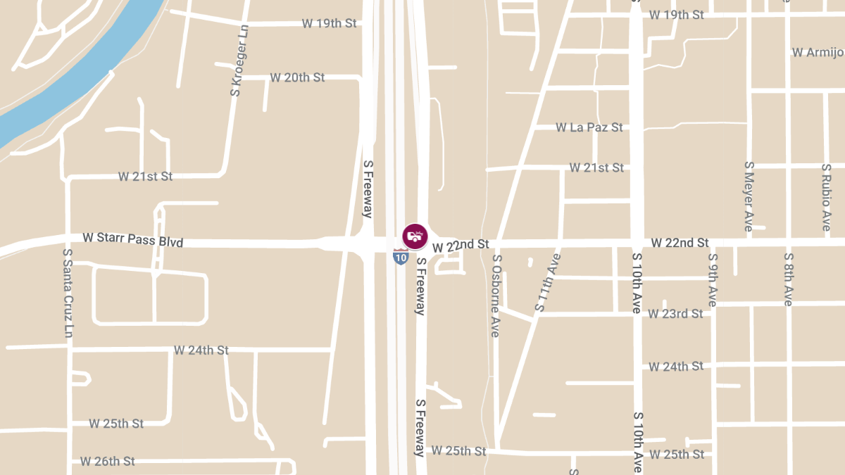 Injury Accident on 22nd St at S Freeway Rd