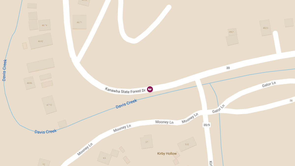 Injury Accident on 4279 Kanawha State Forest Dr