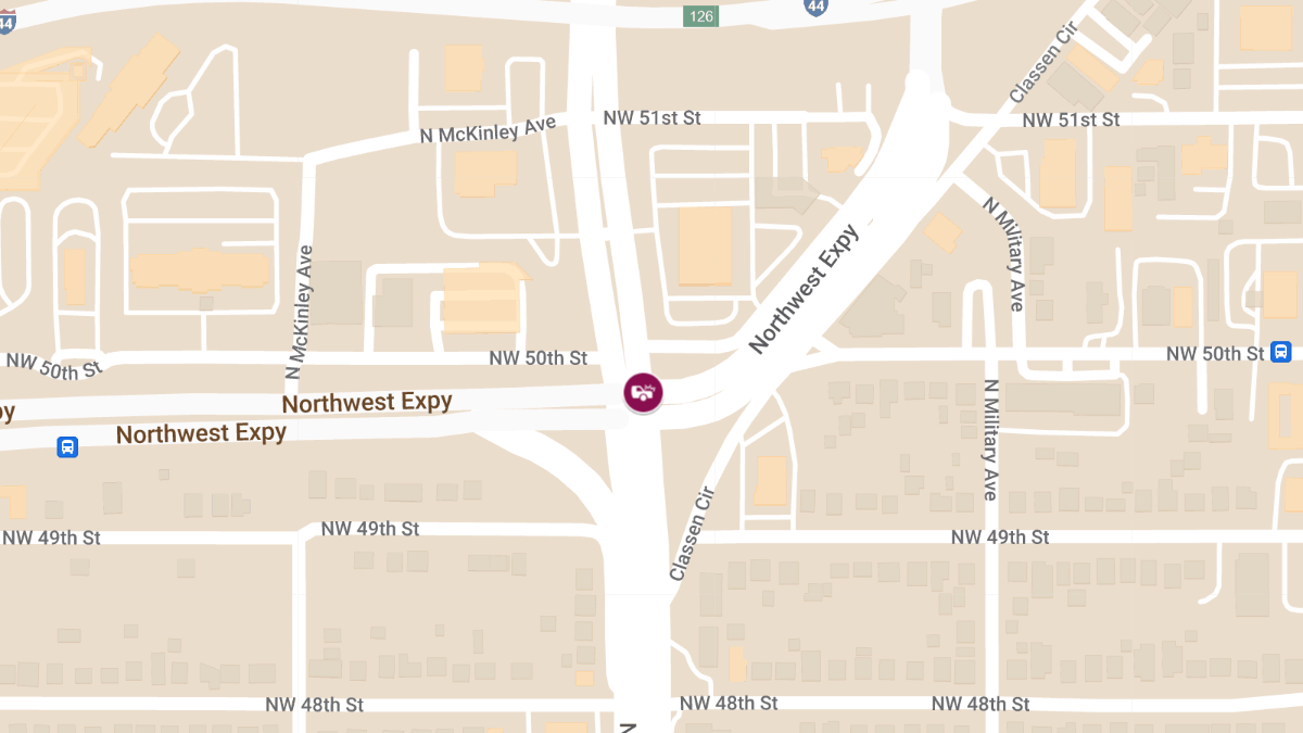 Injury Accident on Belle Isle Blvd at Northwest Expressway